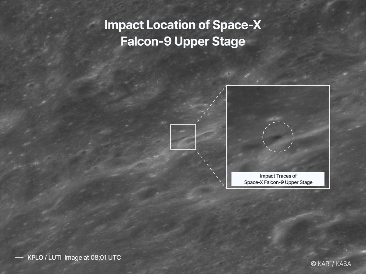 What A SpaceX Rocket Part Just Slammed Into the Moon, Creating a… Actually Teaches Us
