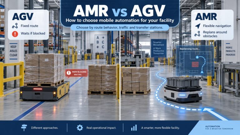 amr vs agv factory warehouse selection