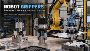 industrial robot gripper selection pneumatic electric vacuum